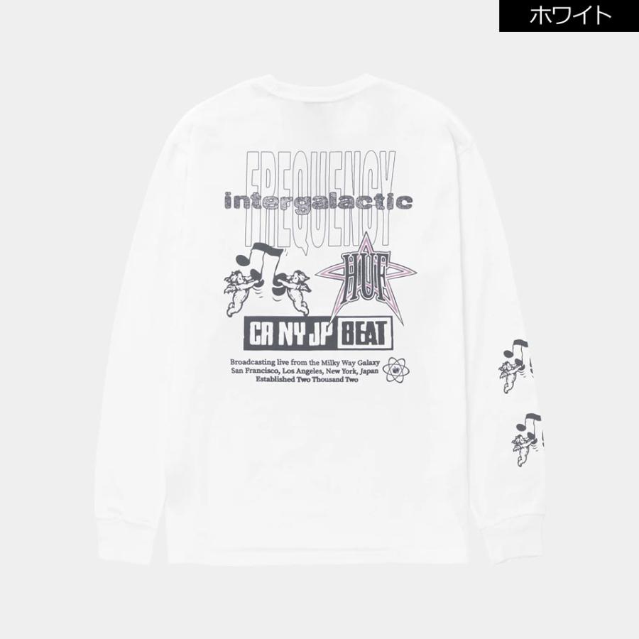 HUF（ハフ） 全2色 ロンT Tシャツ INTERGALACTIC FREQUENCY LS TEE