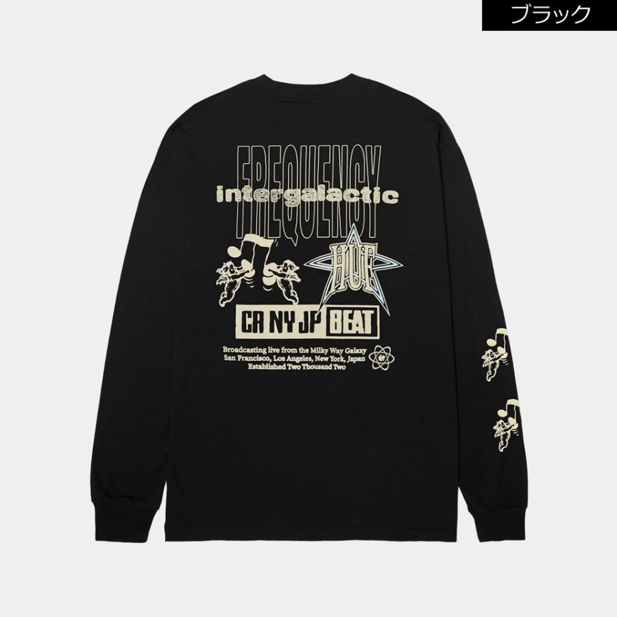 HUF（ハフ） 全2色 ロンT Tシャツ INTERGALACTIC FREQUENCY LS TEE