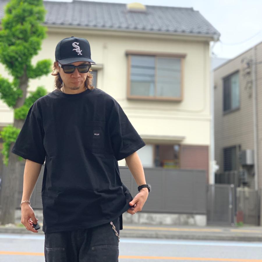 HUF（ハフ） 全3色 HUF Tシャツ HUF SET BOX LOGO POCKET TEE 半袖 