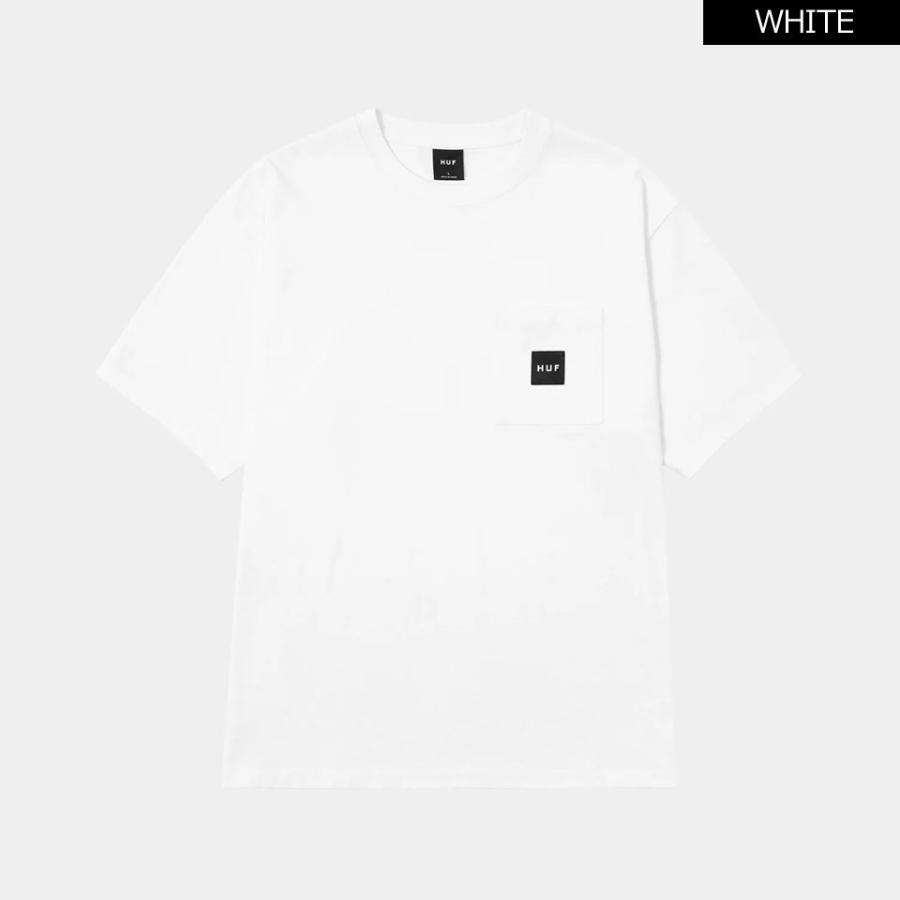HUF（ハフ） 全3色 HUF Tシャツ HUF SET BOX LOGO POCKET TEE 半袖 