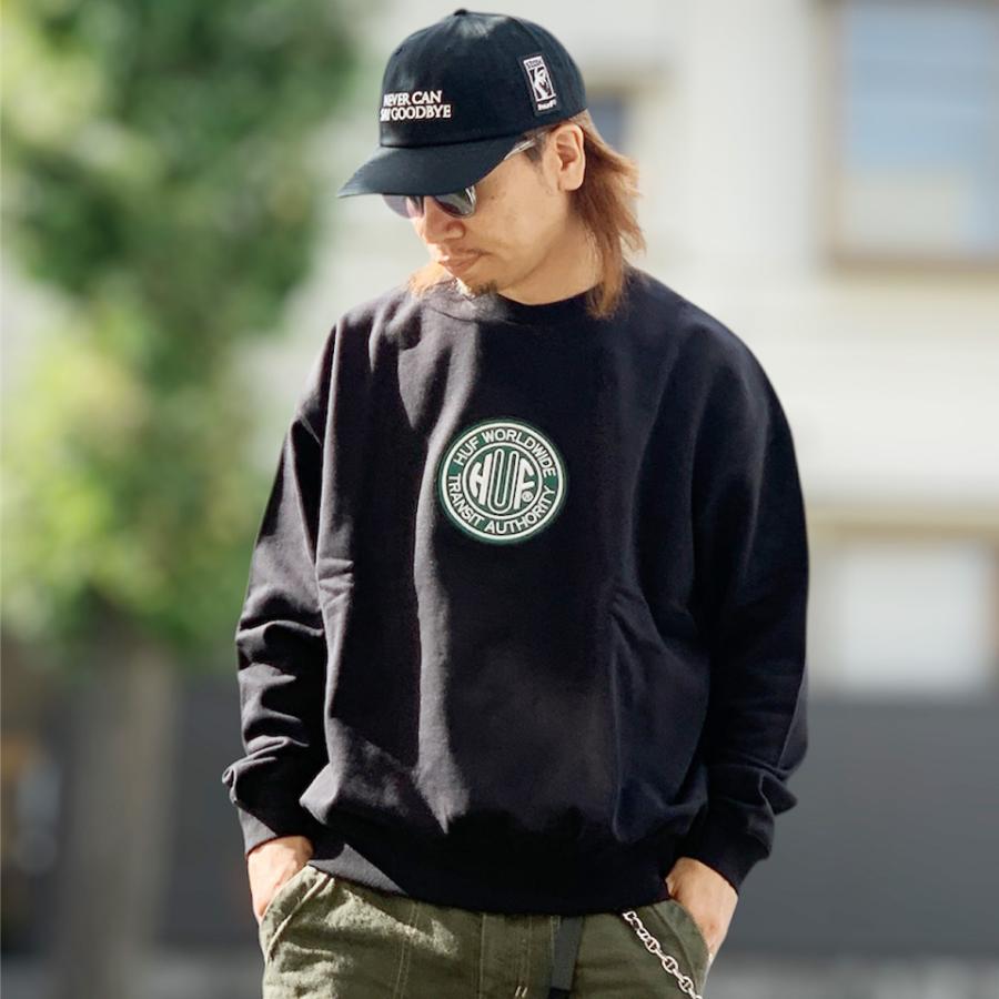 HUF トレーナー　XL 着用1回　定価15950円 HUF トレーナー XL タグ付き新品 定価15950円 HUF トレーナー XL タグ