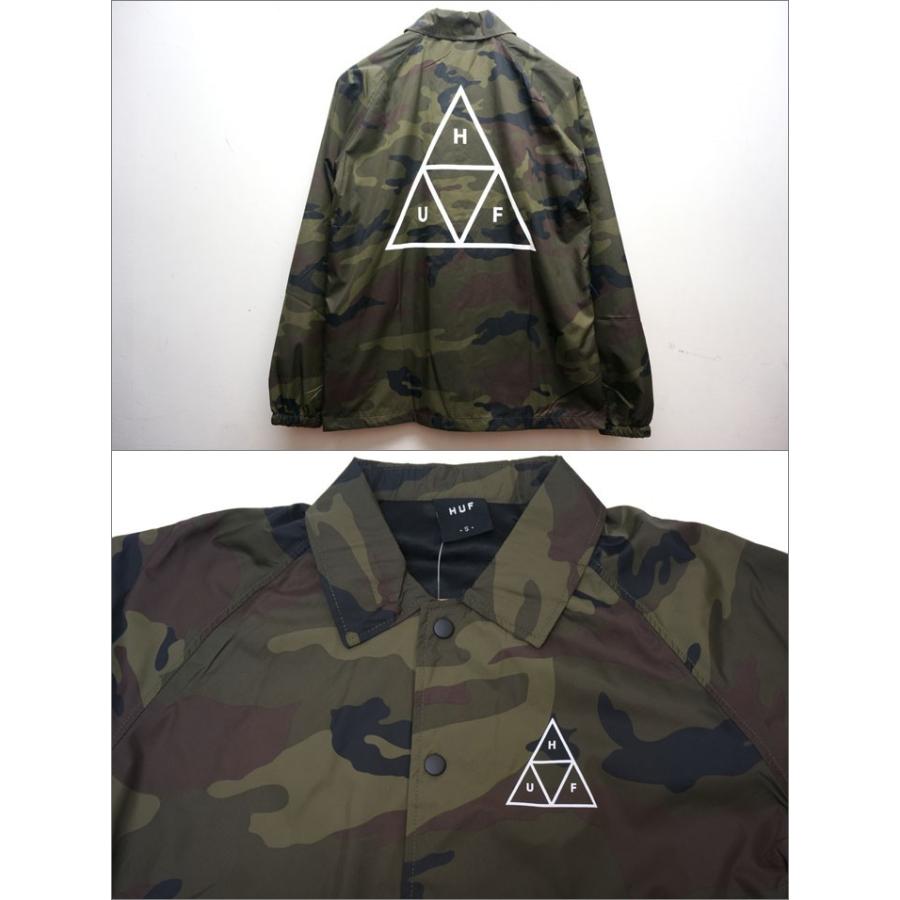HUF（ハフ） コーチジャケット TRIPLE TRIANGLE COACH JACKET カモ