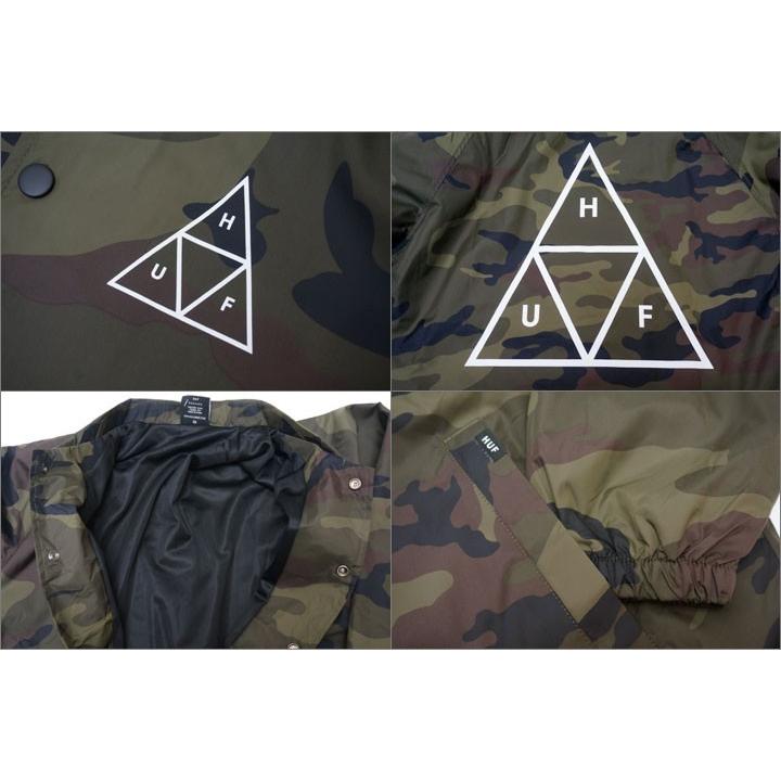 HUF（ハフ） コーチジャケット TRIPLE TRIANGLE COACH JACKET カモ