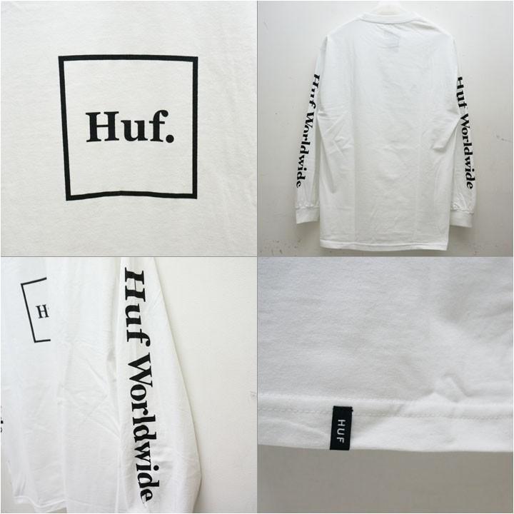 HUF（ハフ） ロンT DOMESTIC L/S Tee Tシャツ 長袖 ホワイト 白 WHITE 