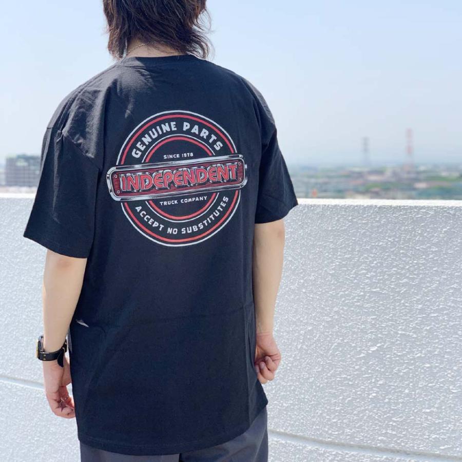 全2色 インディペンデントトラックス INDEPENDENT TRUCKS Tシャツ GP CAST S/S Tee バックプリント ホワイト ブラック 白 黒 WHITE BLACK｜mr-vibes｜05