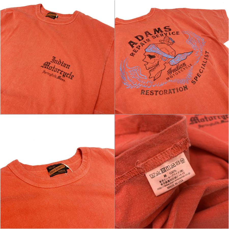 全2色 インディアンモーターサイクル INDIAN MOTORCYCLE Tシャツ ADAMS