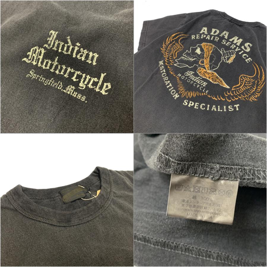 全2色 インディアンモーターサイクル INDIAN MOTORCYCLE Tシャツ ADAMS