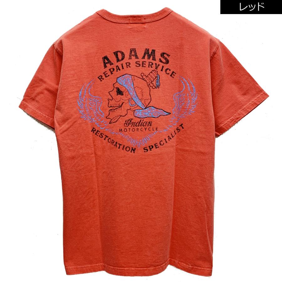 全2色 インディアンモーターサイクル INDIAN MOTORCYCLE Tシャツ ADAMS