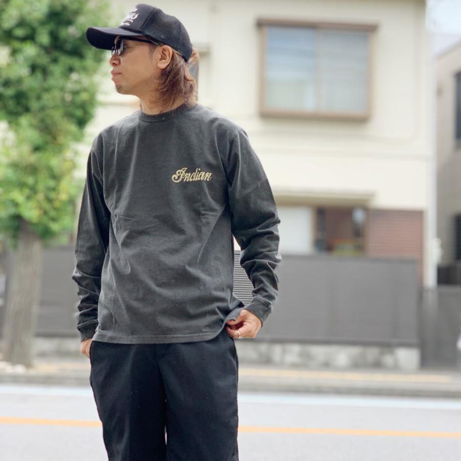 全2色 インディアンモーターサイクル INDIAN MOTORCYCLE ロンT Tシャツ