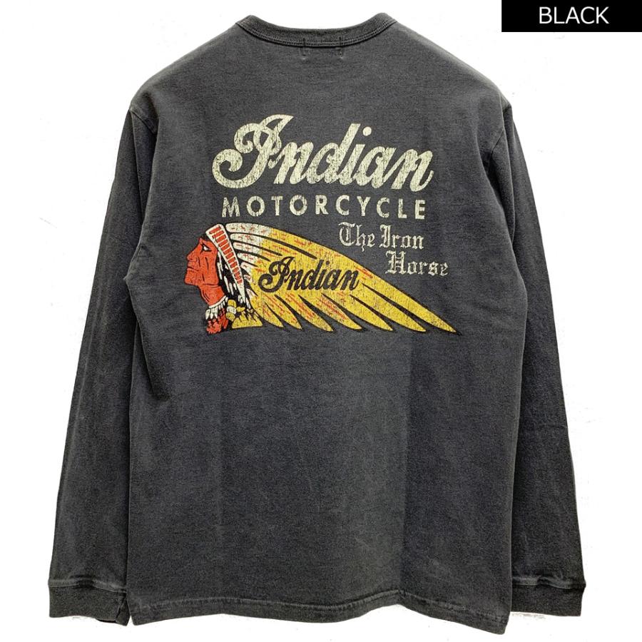 全2色 インディアンモーターサイクル INDIAN MOTORCYCLE ロンT Tシャツ