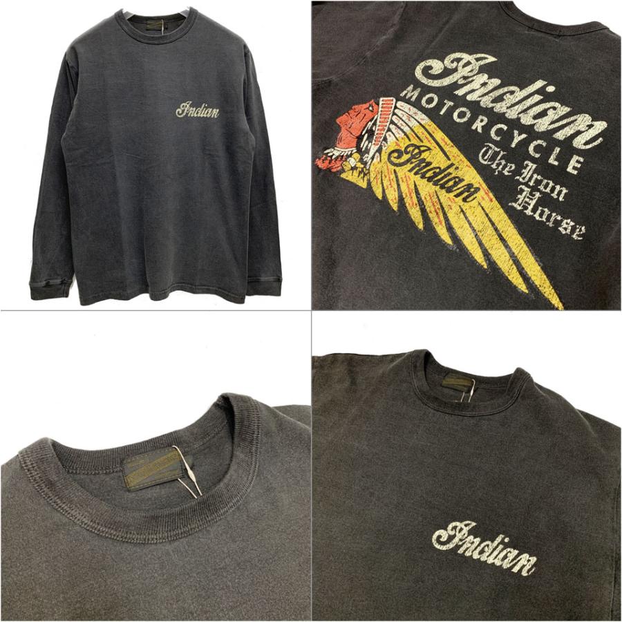全2色 インディアンモーターサイクル INDIAN MOTORCYCLE ロンT Tシャツ
