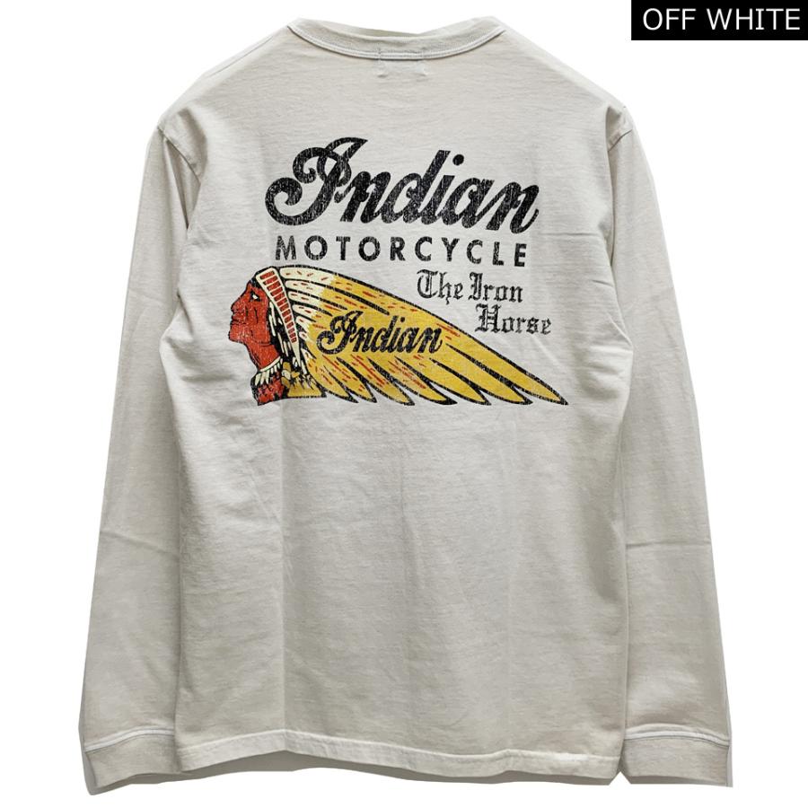 全2色 インディアンモーターサイクル INDIAN MOTORCYCLE ロンT Tシャツ