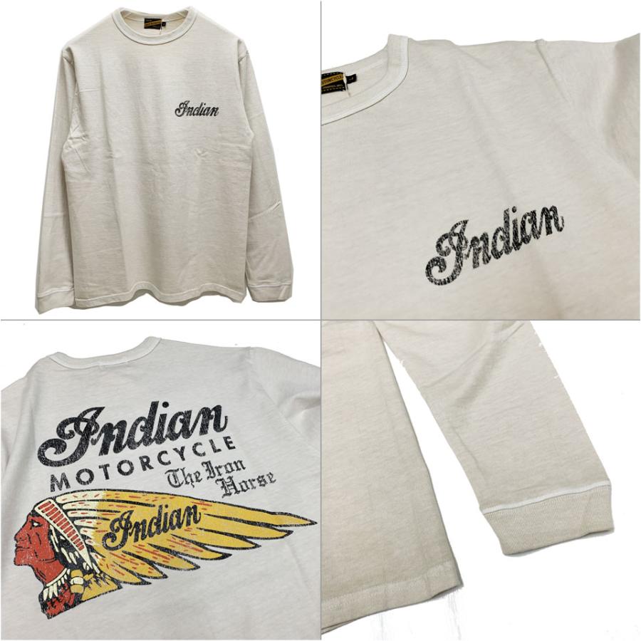 全2色 インディアンモーターサイクル INDIAN MOTORCYCLE ロンT Tシャツ