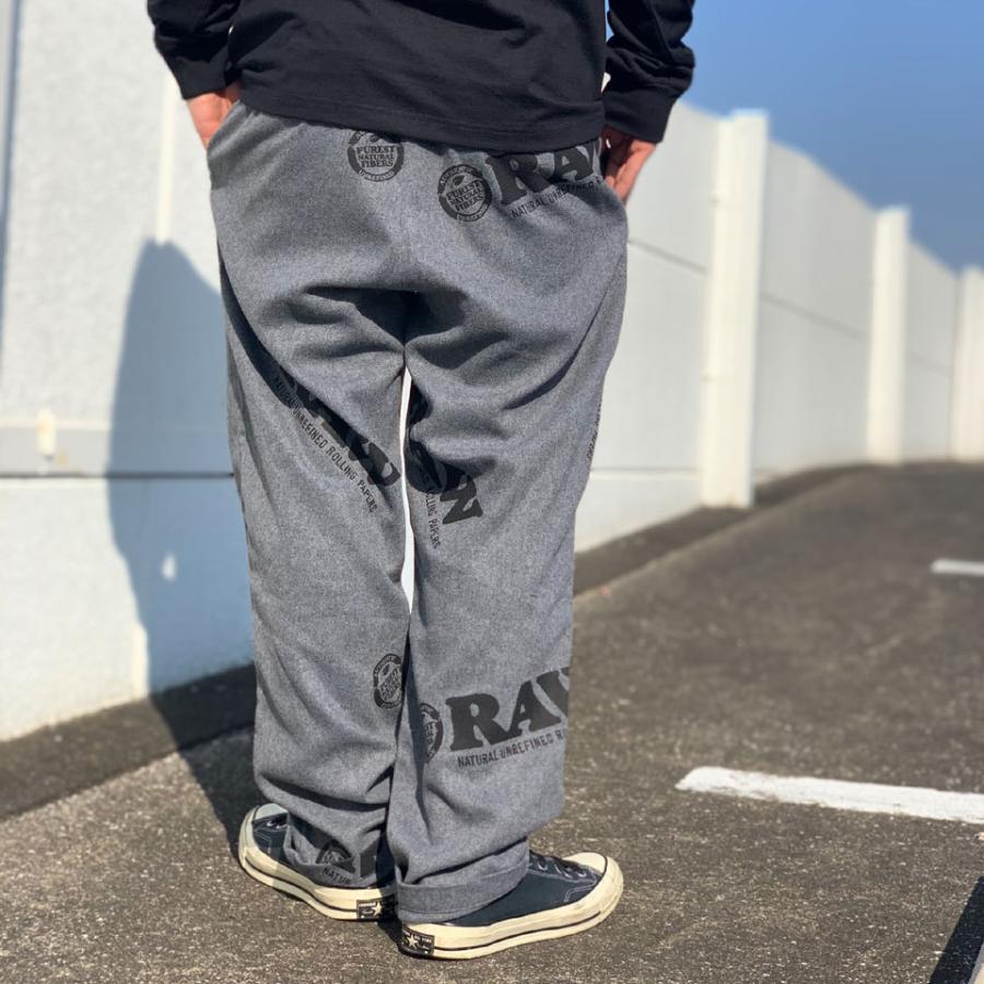 INTERBREED インターブリード ポリエステル パンツ リフレクター INTERBREED（インターブリード） × RAW イージーパンツ LOGO TEXTILE