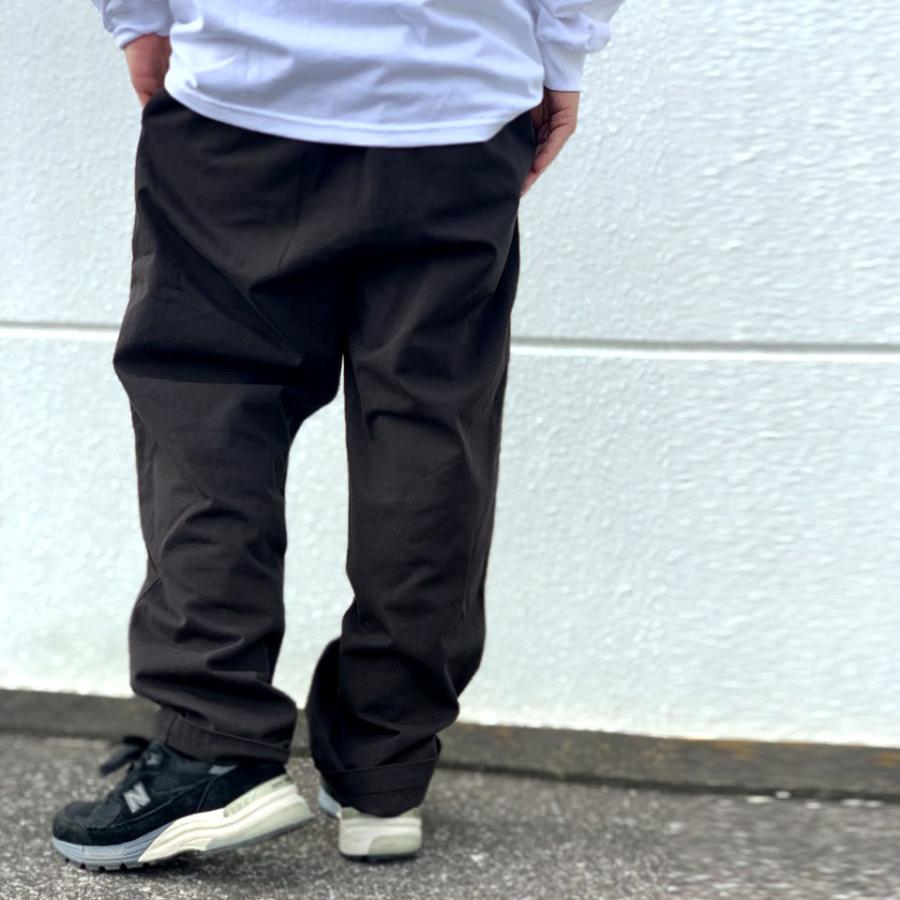 全2色 インターブリード INTERBREED チノパンツ イージーパンツ RELAXED CHINO TROUSER トラウザーパンツ ブラック 黒 アイボリー IVORY タックパンツ｜mr-vibes｜05