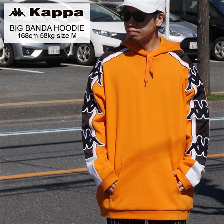 Kappa KAPPA カッパ パーカー BIG BANDA SWEAT HOODIE オレンジ Kappa KAPPA カッパ パーカー BIG BANDA SWEAT HOODIE オレンジ