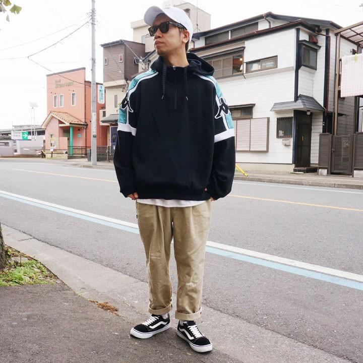 カッパ Kappa KAPPA カッパ パーカー BIG BANDA HALF ZIP HOODIE
