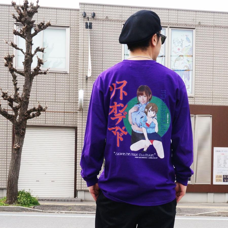 ロンリー LONELY論理 ロンT Tシャツ SOFT ON DEMAND SAKURA L/S Tee