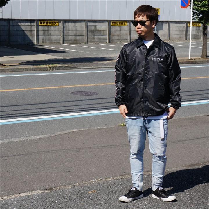 MARK GONZALES マークゴンザレス コーチジャケット MARIA COACH JACKET ブラック 黒 BLACK｜mr-vibes｜02