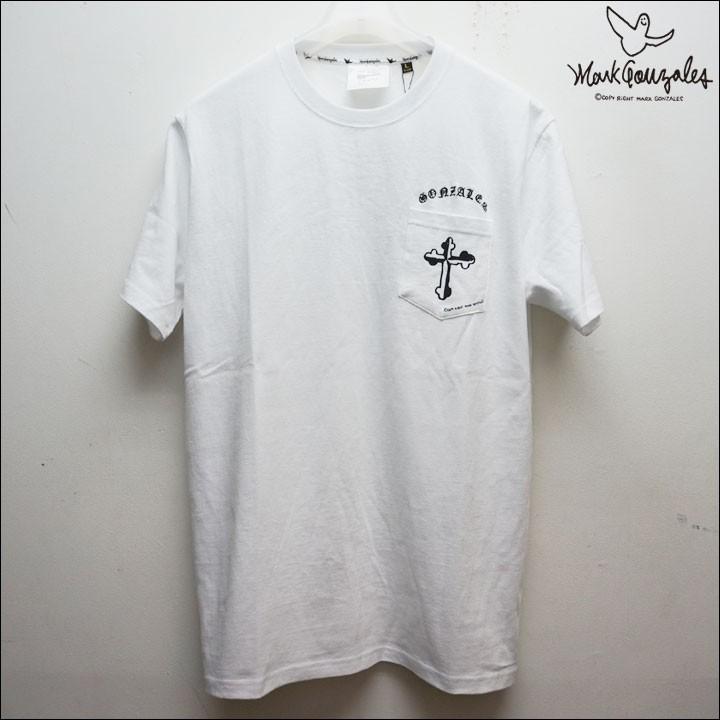 MARK GONZALES マークゴンザレス Tシャツ MARIA POCKET S/S Tee Tシャツ 半袖 ホワイト 白 WHITE｜mr-vibes｜03