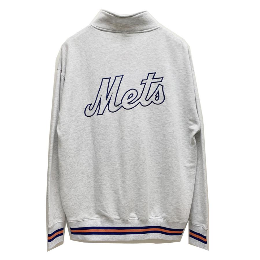 MLB 全2色 メジャーリーグベースボール ハーフジップスウェット HALF