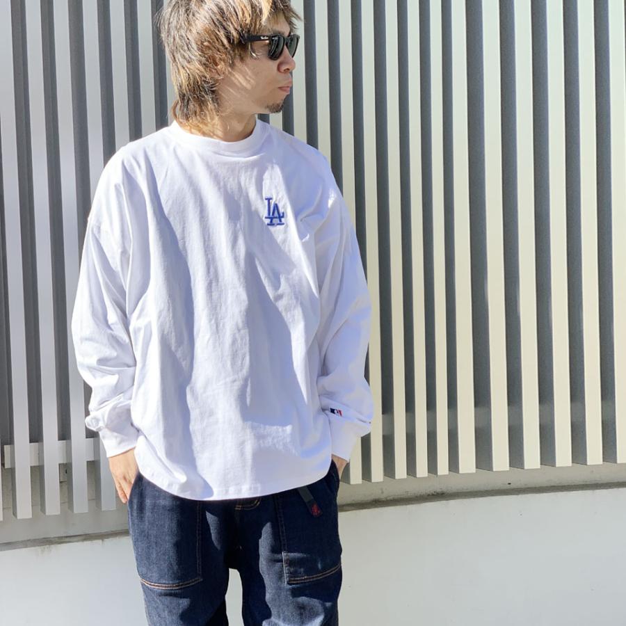 MLB 全3色 メジャーリーグベースボール ロンT BACK LOGO LS Tee