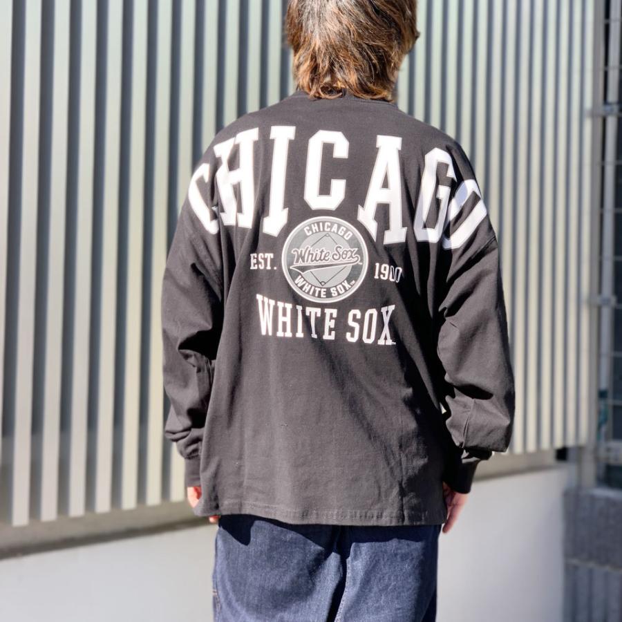 MLB 全3色 メジャーリーグベースボール ロンT BACK LOGO LS Tee