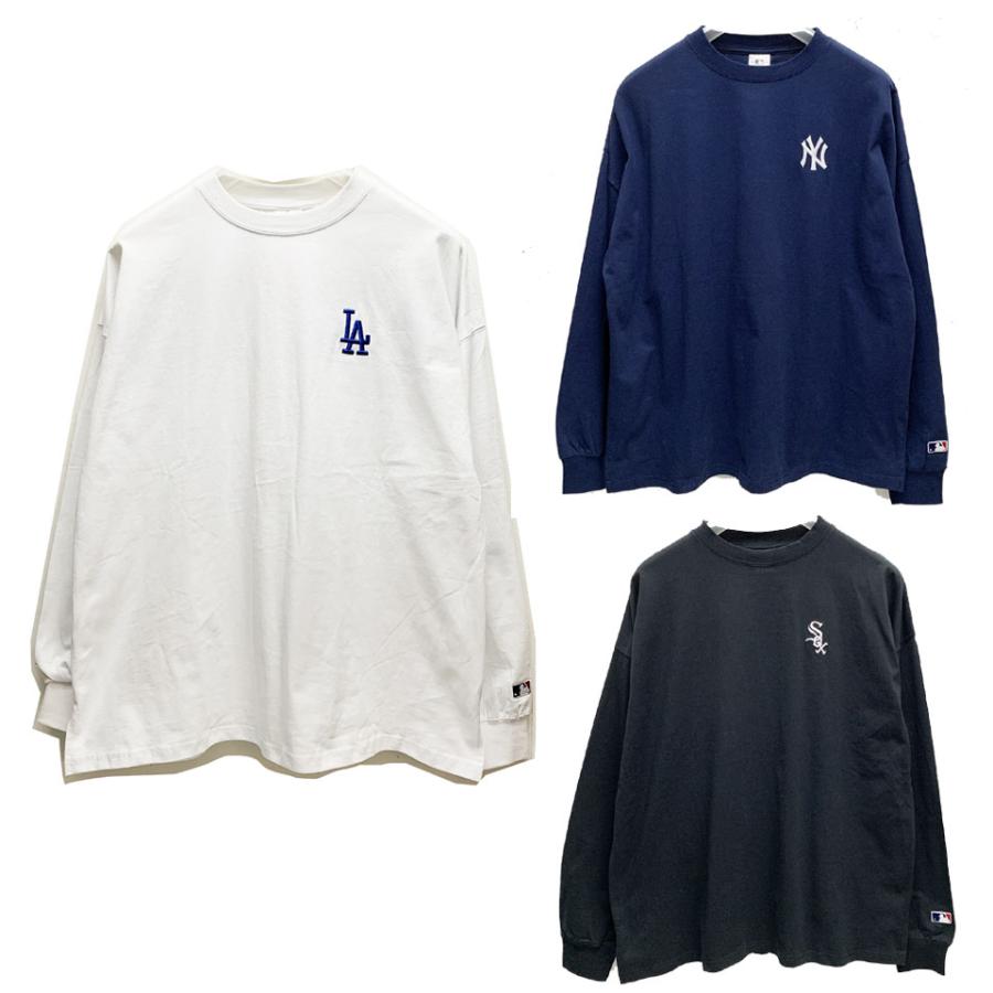 MLB 全3色 メジャーリーグベースボール ロンT BACK LOGO LS Tee