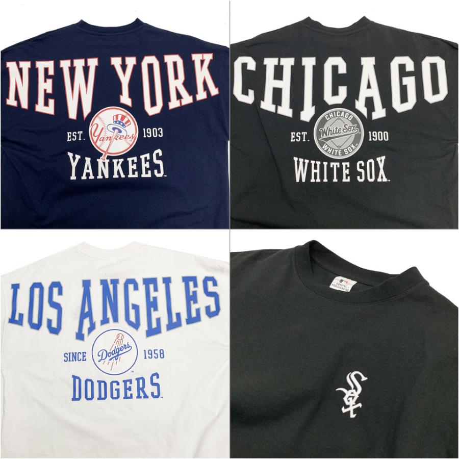 MLB 全3色 メジャーリーグベースボール ロンT BACK LOGO LS Tee