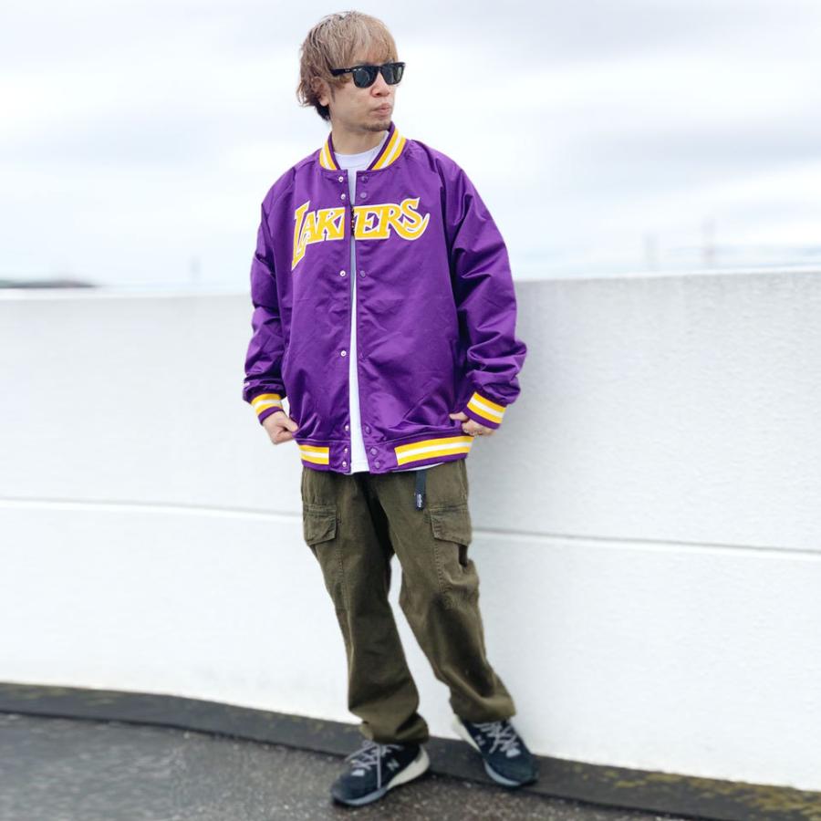 Mitchell&Ness ミッチェルアンドネス サテンジャケット Mitchell&Ness ミッチェルアンドネス サテンジャケット