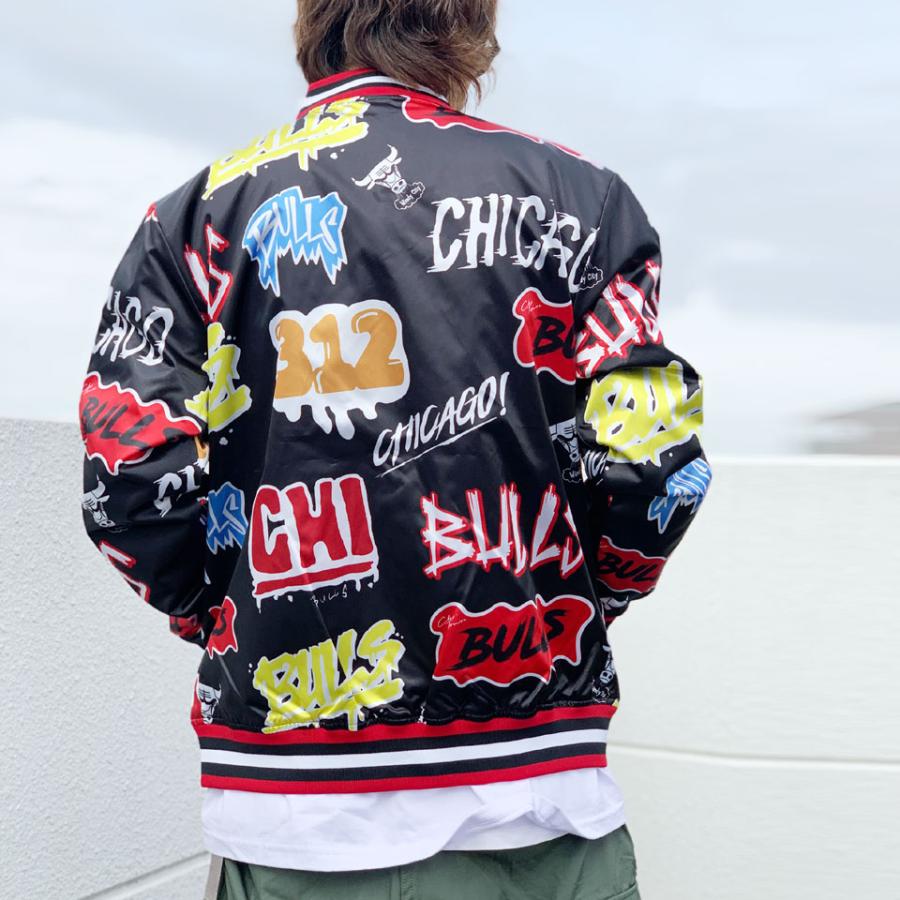 ミッチェルアンドネス Mitchell&Ness リバーシブルサテンジャケット