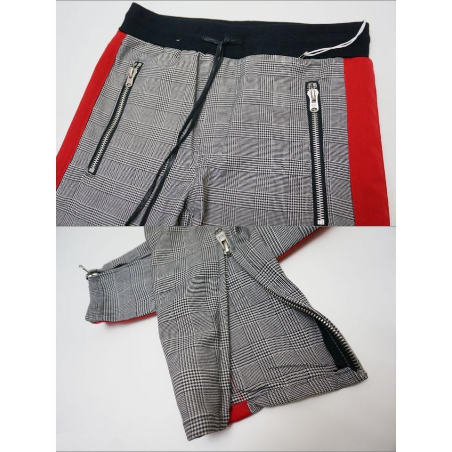 MNML ミニマル チェックパンツ ラインパンツ GRANDPA TRACK PANTS