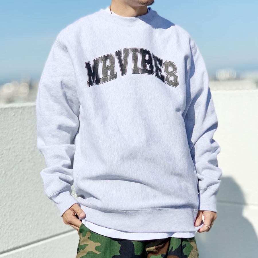 MRV by Mr.vibes クルースウェット MRVIBES COLLEGE CREWNECK SWEAT