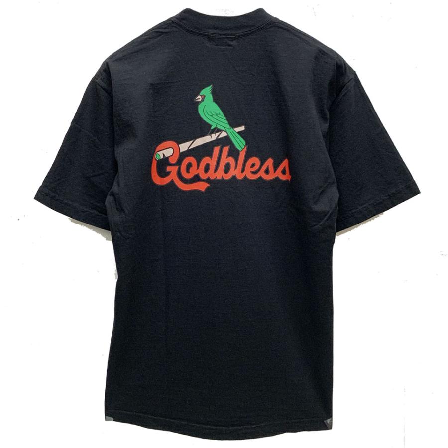 MRV by Mr.vibes Tシャツ CARDINALIS GOD BLESS S/S Tee  半袖 オリジナル ブラック/レッド 黒 BLACK/RED｜mr-vibes｜05