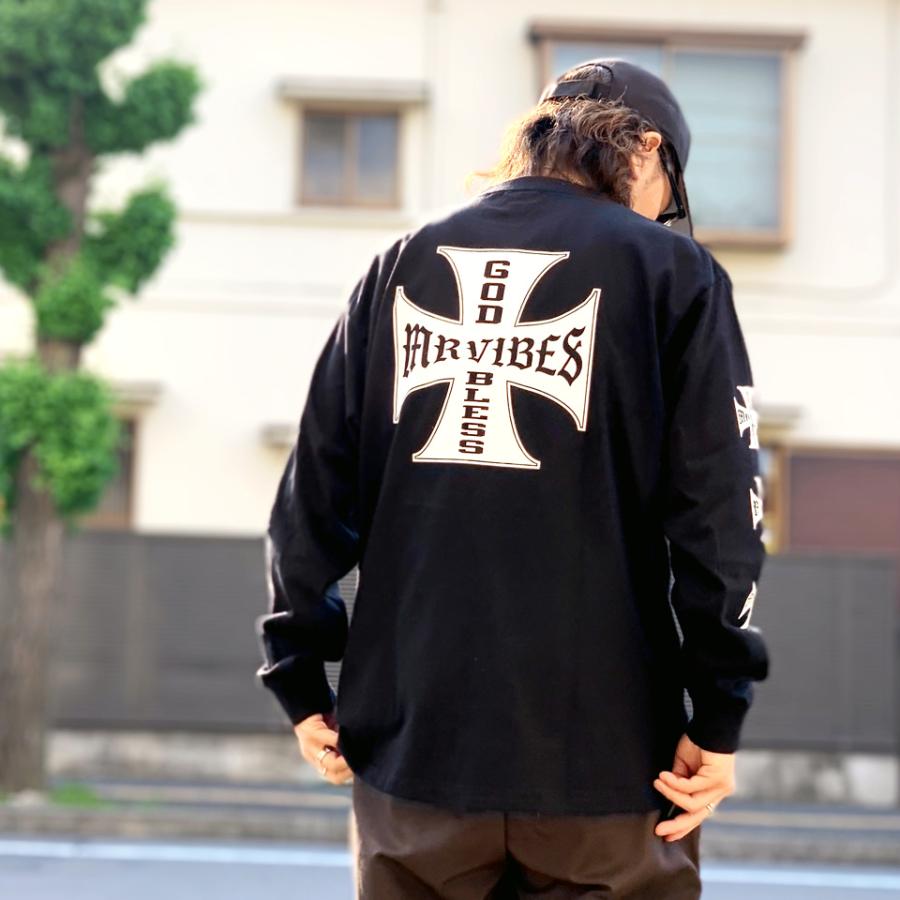 MRV by Mr.vibes ロンT Tシャツ IRON CROSS L/S Tee 2025 長袖