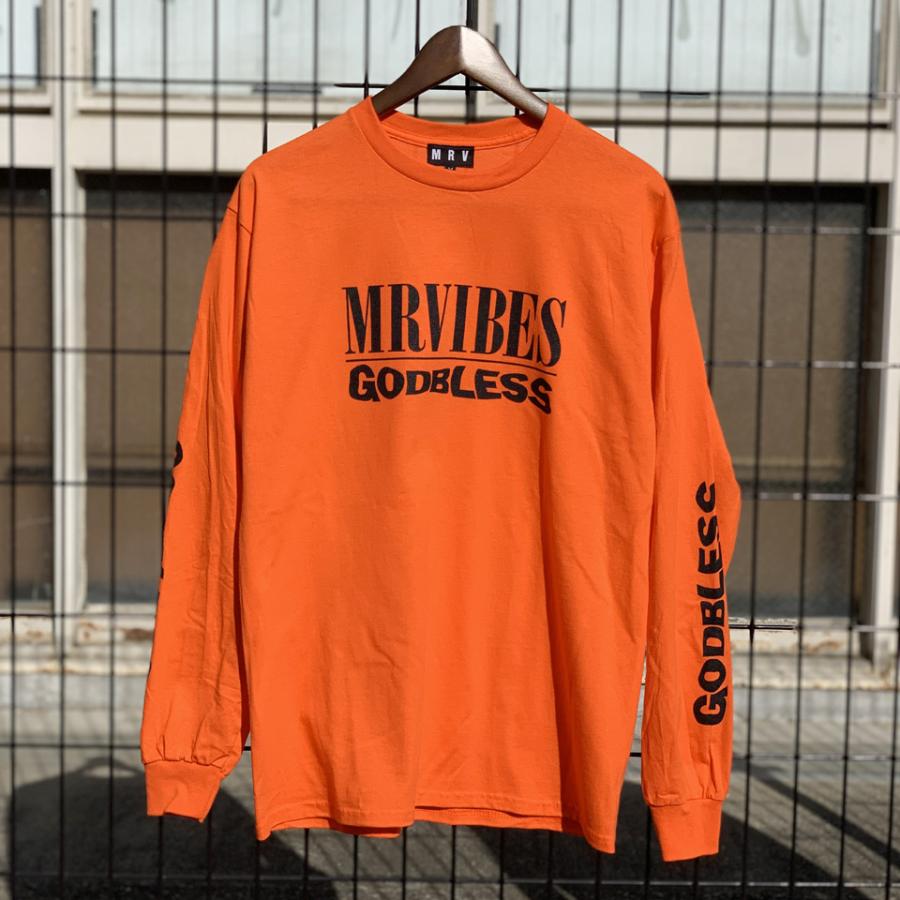 MRV by Mr.vibes ロンT Tシャツ NM GOD BLESS L/S Tee 長袖 オリジナル