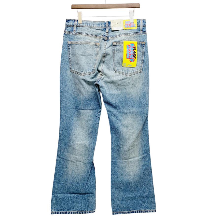 ネオブルー NEO BLUE フレアデニムパンツ FLARE BAGGY JEANS デニム