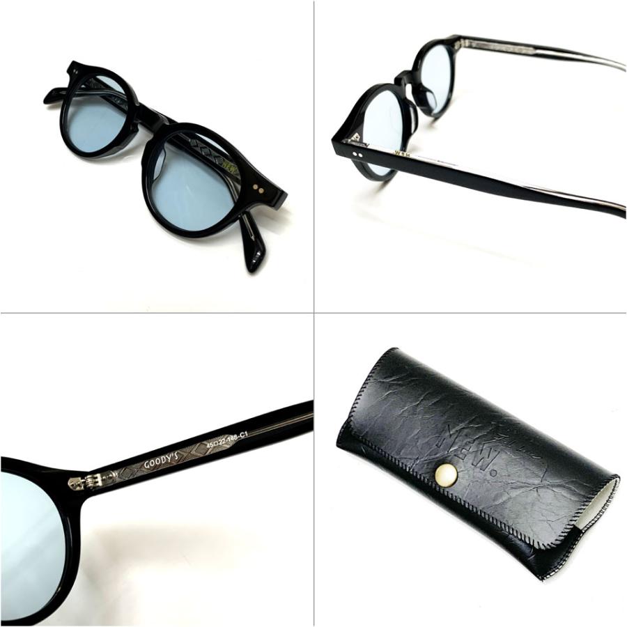 ニュー NEW. サングラス GOODY'S C-1 グッディーズ BLACK×BLUE