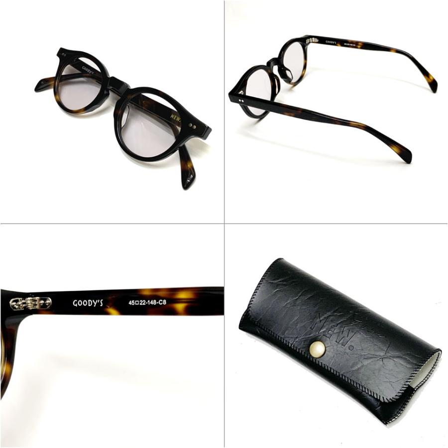 ニュー NEW. サングラス GOODY'S C-8 グッディーズ DEMI デミ ブラウン