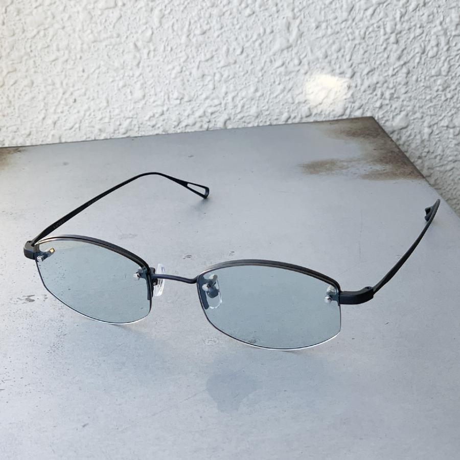 ニュー NEW. サングラス MORRIS C-3 メタルフレーム 眼鏡 ハーフリム