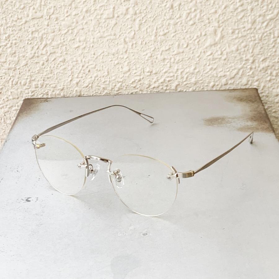 ニュー NEW. サングラス GOBER C-1b メタルフレーム 眼鏡 リムレス