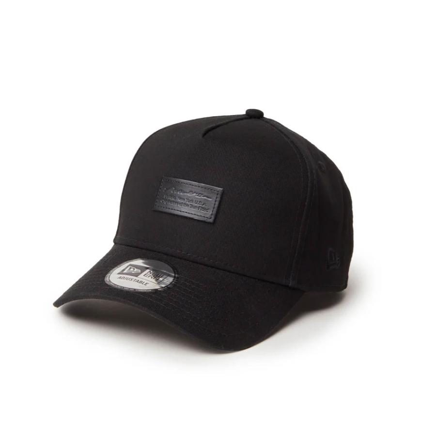 NEW ERA（ニューエラ） キャップ 9FORTY A-Frame Black Leather Patch