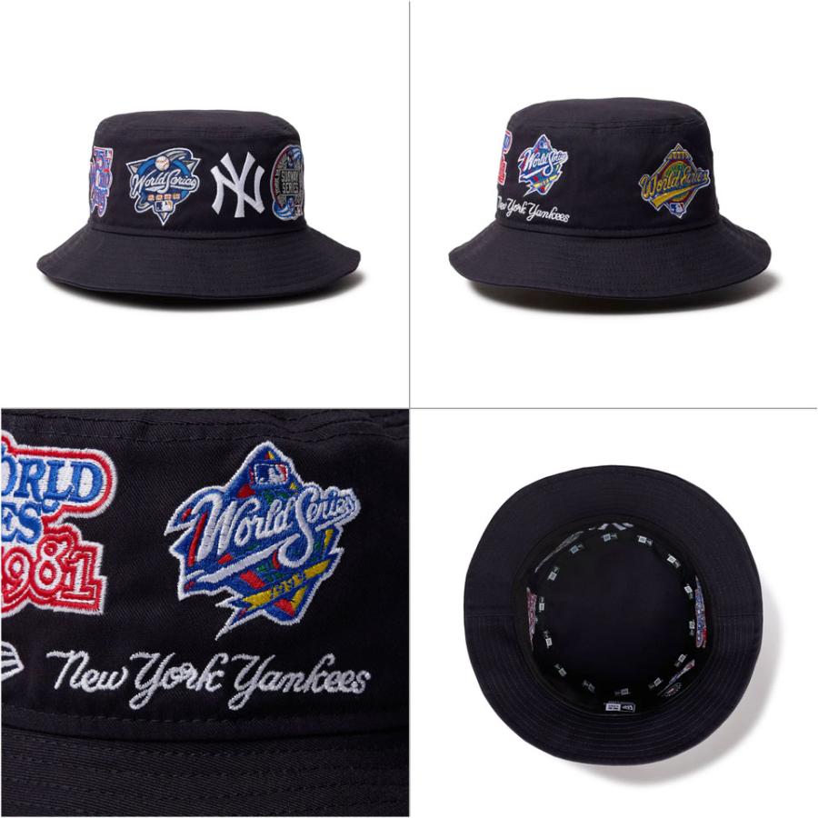 NEW ERA ニューエラ バケットハット BUCKET-01 MLB Many Patch