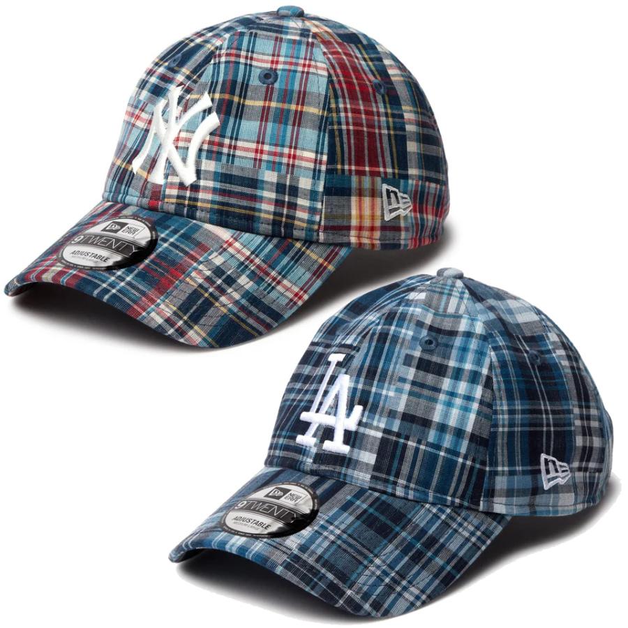 ニューエラ 帽子 チェック NEW ERA（ニューエラ） ローキャップ 帽子 9TWENTY MLB Patchwork CAP