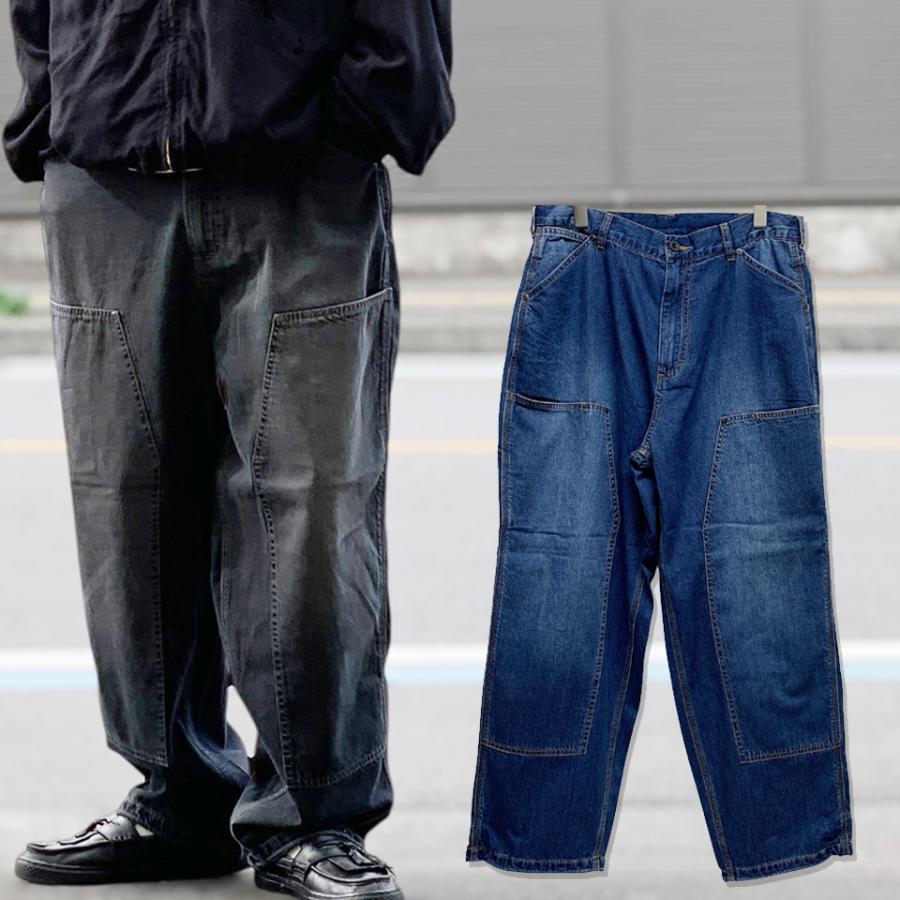 NULL 全2色 ヌルトウキョウ NULL TOKYO デニムパンツ W-KNEE LONG