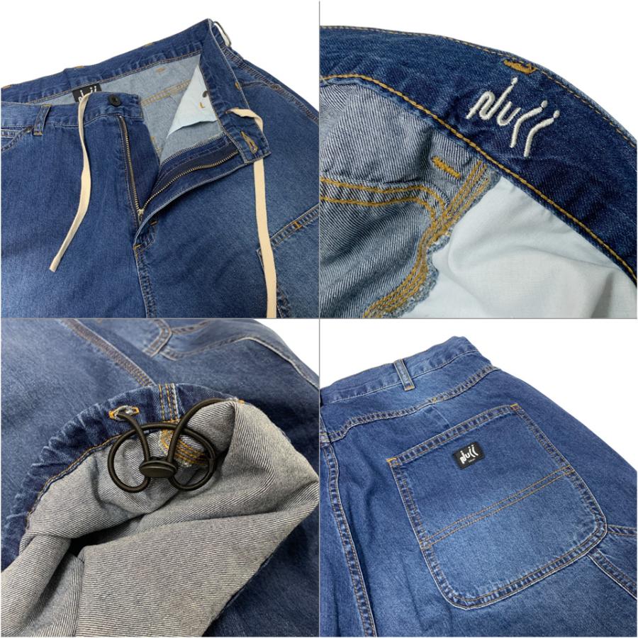 NULL 全2色 ヌルトウキョウ NULL TOKYO デニムパンツ W-KNEE LONG