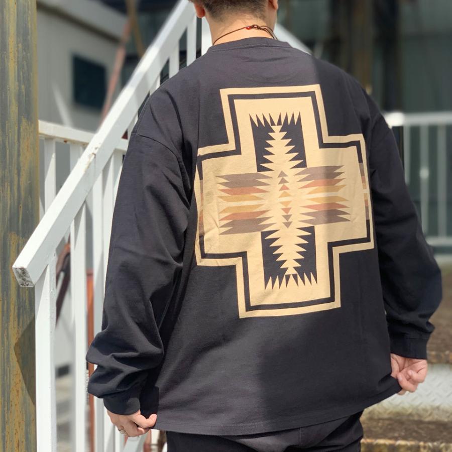 全2色 ペンドルトン PENDLETON ロンT Tシャツ BACK PRINT L/S Tee HARDING バックプリント ブラック  オフホワイト 黒 白 BLACK ネイティブ柄 オルテガ柄 :pendleton2104:Mr-vibes - 通販 - Yahoo!ショッピング