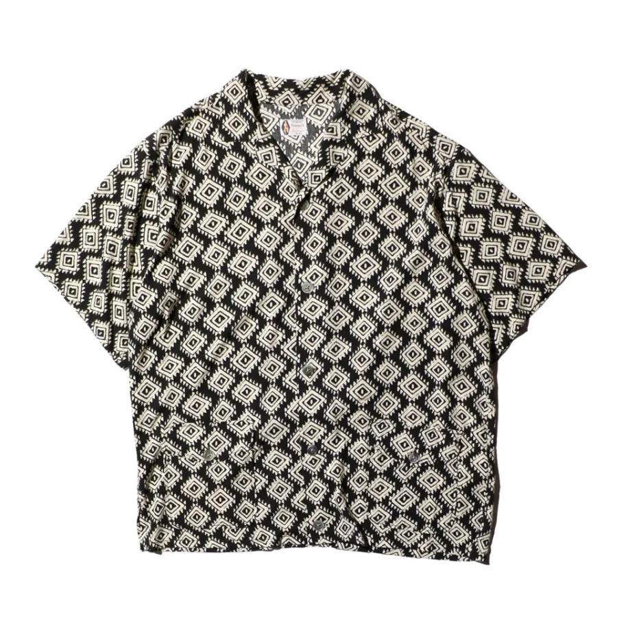 PENNEY'S ペニーズ レーヨンシャツ 柄シャツ 復刻 タウン