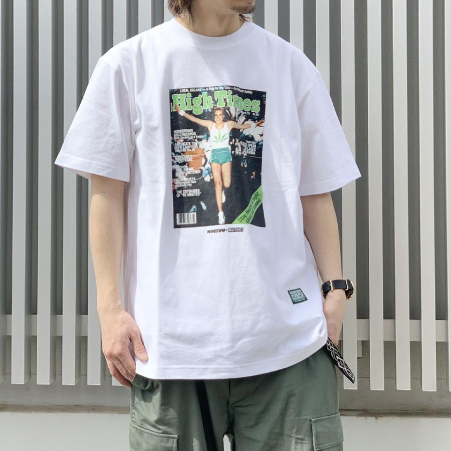 全2色 ポットミーツポップ POT MEETS POP Tシャツ PMP × HIGH TIMES
