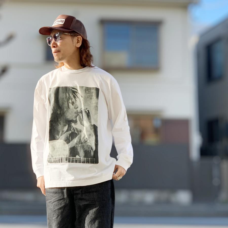 全2色 ポットミーツポップ POT MEETS POP ロンT Tシャツ Bob Marley I 